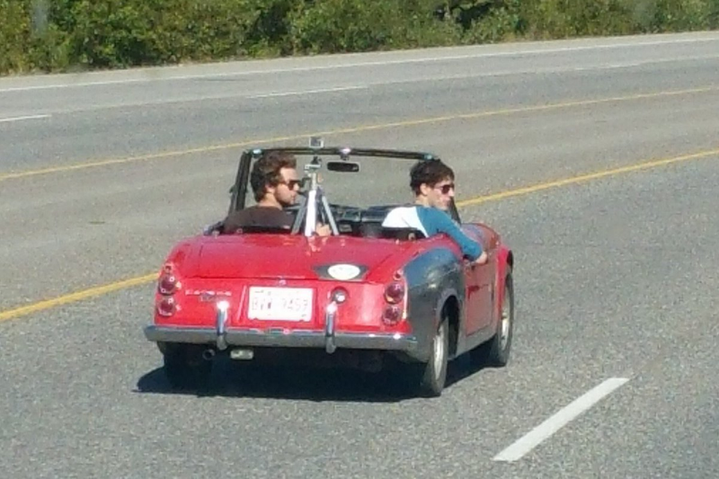 Driving past the junkyard where my car belongs